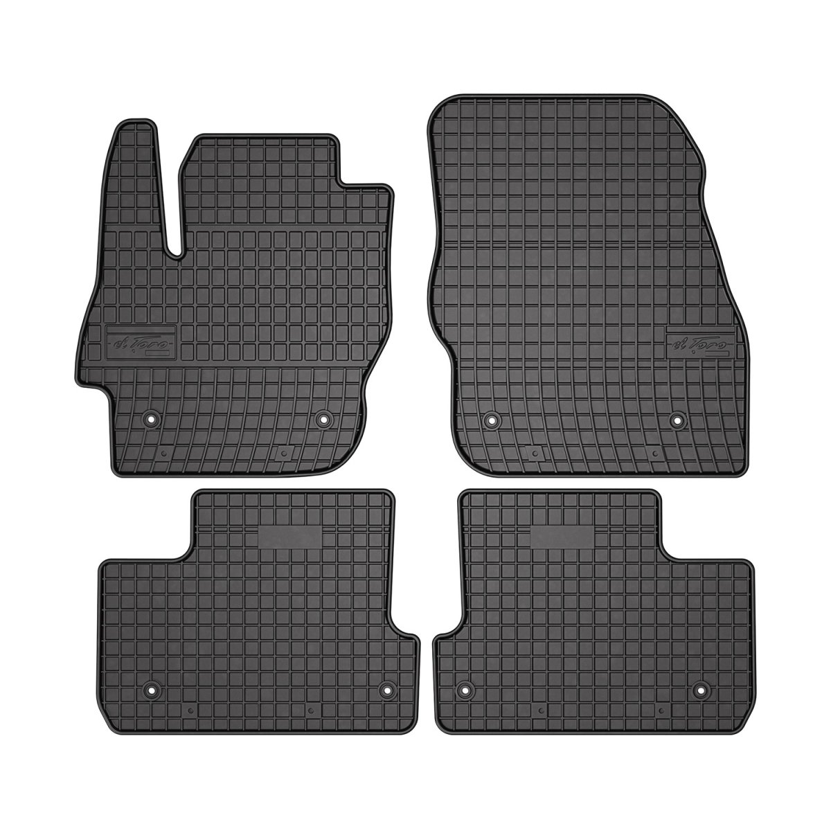 Mazda 3 Floor Mats - Omac - El Toro - Black - '10-'13